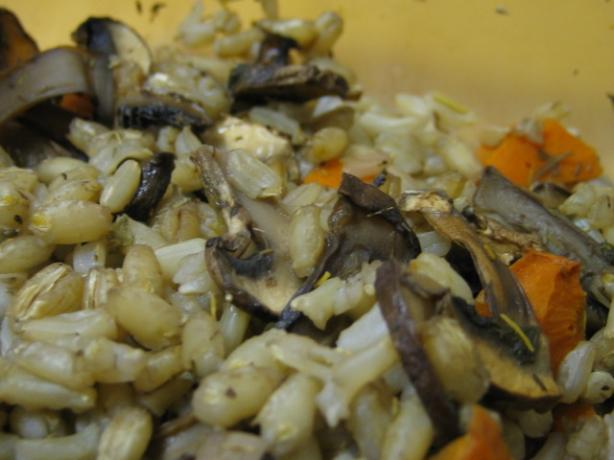Barley-Rice Pilaf. Photo by brokenburner