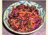 Red Cabbage and Carrot Salad