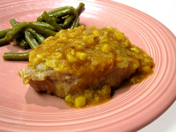 Mom Pat's Pork Chops With Creamed Corn. Photo by loof