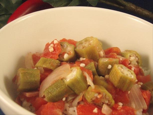 The Lady and Sons Okra and Tomatoes ( Paula Deen ). Photo by CandyTX