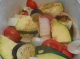 Baked Zucchini Eggplant  (Aubergine) and Tomatoes