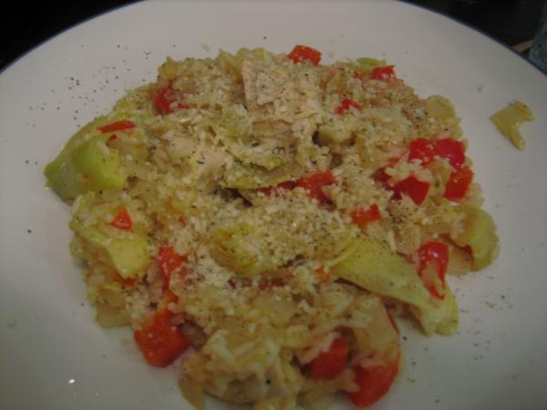 Lemon Chicken and Rice With Artichokes. Photo by Megan from Chicago