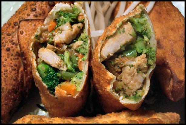 Qdm's Whatever Ya' Got Egg Rolls. Photo by NcMysteryShopper
