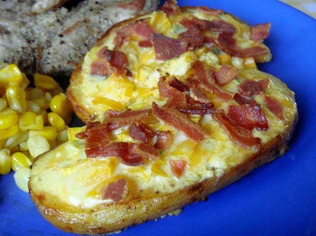 Loaded Potato Skins. Photo by Lori Mama