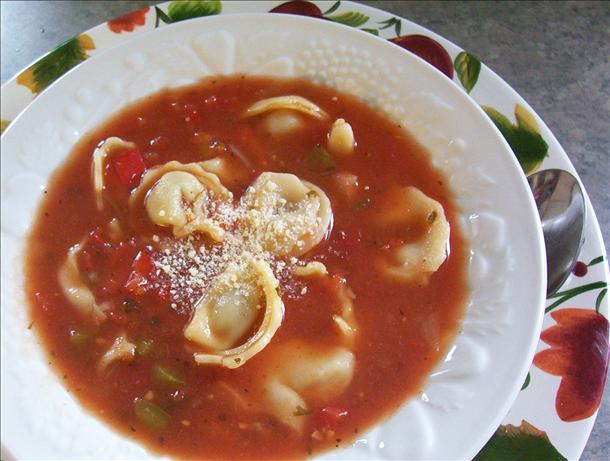 Tortellini Vegetable Soup. Photo by * Pamela *