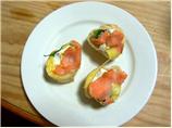 Brie Smoked Salmon Stackers