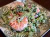 Spinach Penne, Peas and Shrimp in  a Cream Sauce. Recipe by Zeeva22