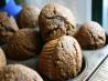Mocha Muffins With Chocolate Chips and Pecans. Recipe by Vino Girl