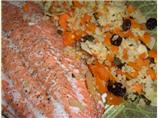 Baked Salmon With Couscous Pilaf