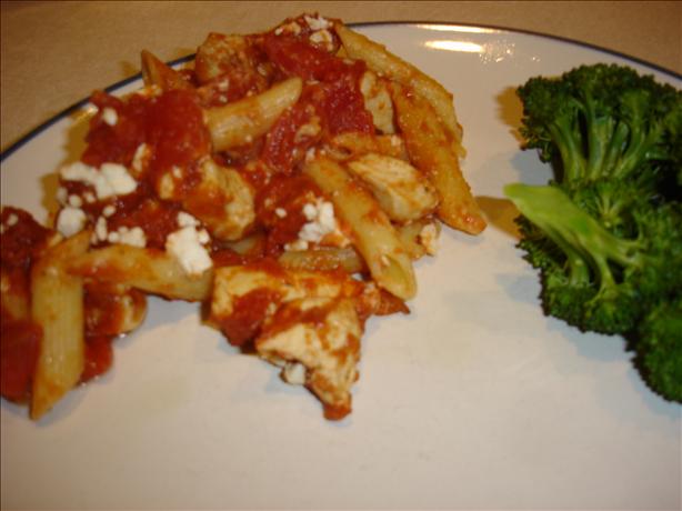 Greek Style Penne Casserole. Photo by Bec
