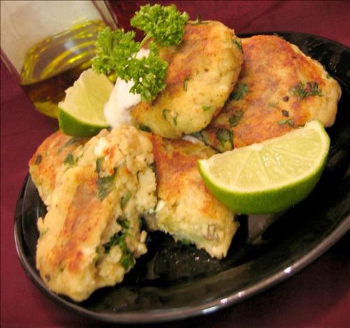 Mediterranean Eggplant (Aubergine) Cakes. Photo by eatrealfood