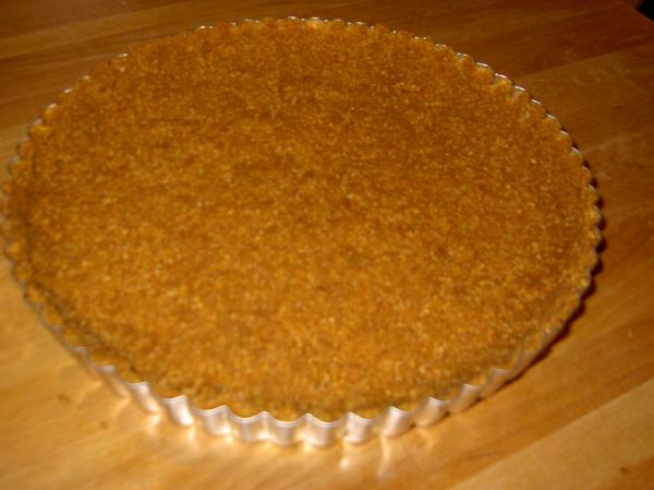 Plain Graham Cracker Crust. Photo by Kelsey*