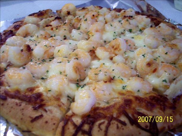 Shrimp Scampi Pizza. Photo by Nonnie4Two