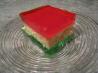 Classic Holiday Ribbon Squares (Jello). Recipe by Roxygirl in Colorado