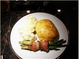 Asparagus Wrapped in Bacon. Photo by Tish