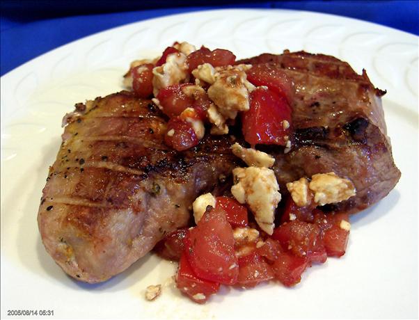 Greek Pork Chops. Photo by Derf