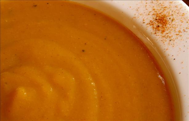 Curried Butternut Squash & Apple Soup - Crock Pot. Photo by GaylaJ