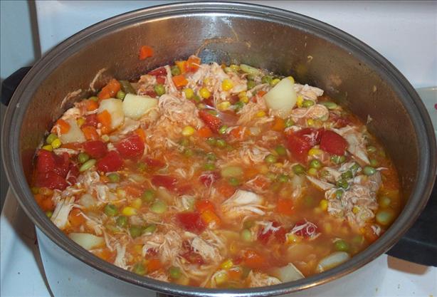 Chicken Vegetable Soup. Photo by GrandmaIsCooking