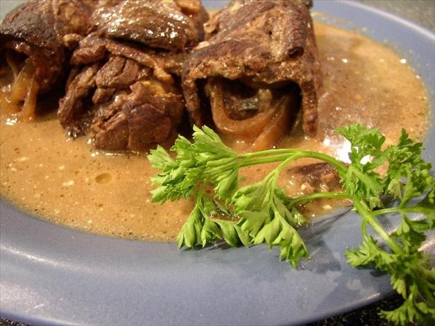 Mom's Rouladen. Photo by BirdyBaker