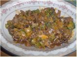 Broccoli With Mushrooms and Walnuts