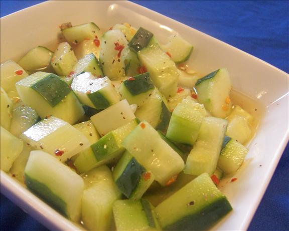 Spicy Vinegared Cucumbers. Photo by *Parsley*