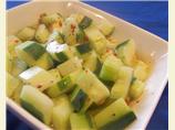 Spicy Vinegared Cucumbers