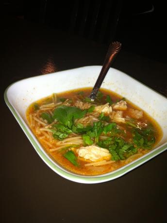 Sopa De Fideo Con Pollo ( Mexican Chicken Noodle Soup). Photo by alondrac26