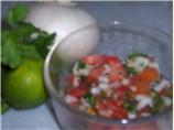 Salsa Mexicana (Fresh Tomato and Chiles). Photo by ChipotleChick