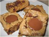 Chocolate Stuffed Peanut Butter Brownies