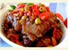 Lamb Chops, Calabrese, With Tomatoes, Peppers and Olives