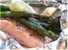 Salmon and Asparagus in Foil