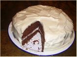 Chocolate Buttermilk Cake With a Sour Cream Frosting. Photo by Perfect Pixie