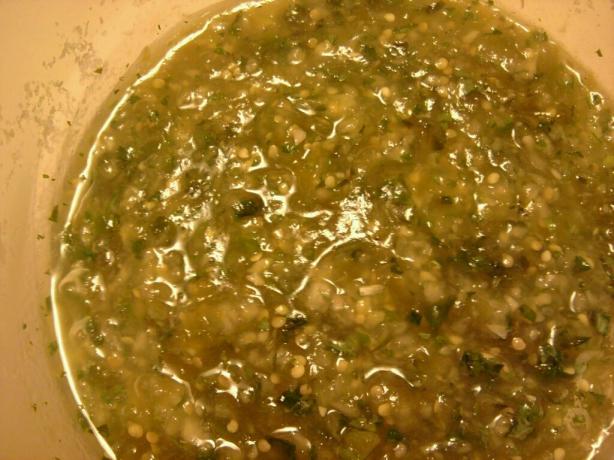 Tomatillo Sauce. Photo by pablita2