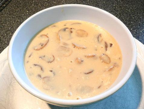 Diabetic Creamy Mushroom Soup. Photo by Mikekey