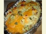 Smashed Potatoes With Broccoli