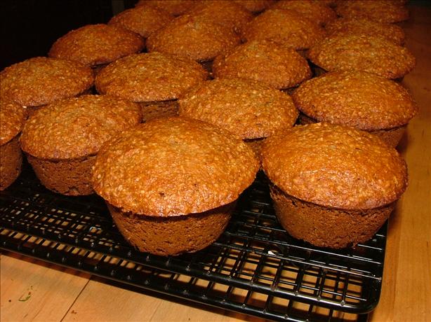 Oat Bran Applesauce Muffins. Photo by A Messy Cook