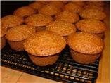 Oat Bran Applesauce Muffins