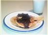 Cornmeal Pancakes With Blueberry Maple Syrup