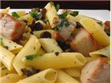 Penne With Grilled Tuna and Crisp- Fried Capers