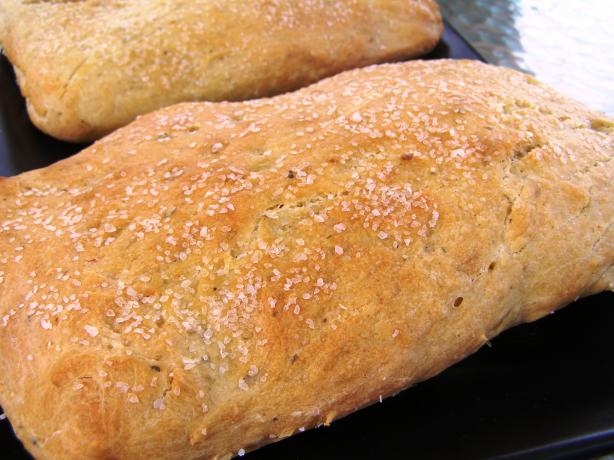 Italian Garlic and Herb Seasoned Panini - Focaccia Bread (abm). Photo by DuChick
