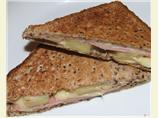 Grilled Ham and Cheese Sandwich With Pineapple