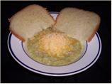 Creamy Broccoli and Ham Soup With Cheese