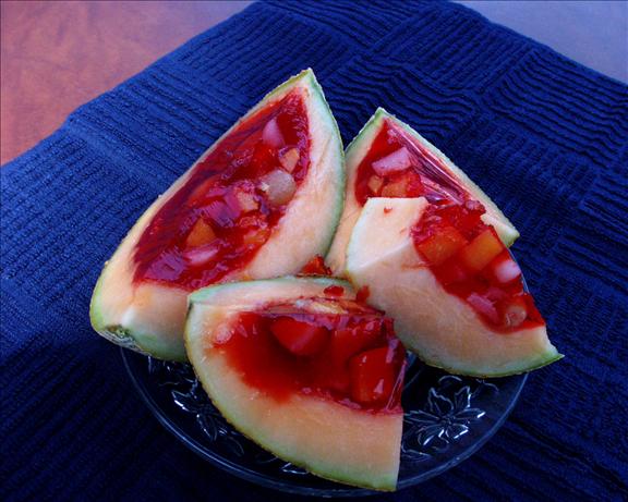 Stuffed Cantaloupe. Photo by Marsha D.