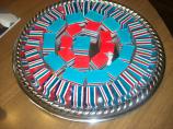 Jello Ribbon Cubes