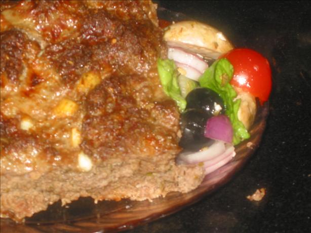 Greek Meatloaf With Feta. Photo by Chef Dee