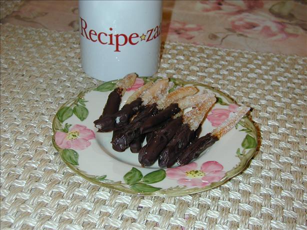 Chocolate Covered Candied Orange Peel. Photo by Barb Gertz