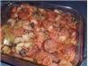 Black Bean Smoked Spicy Sausage Casserole