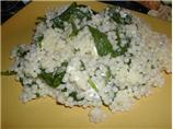 Acini Di Pepe With Spinach and Feta