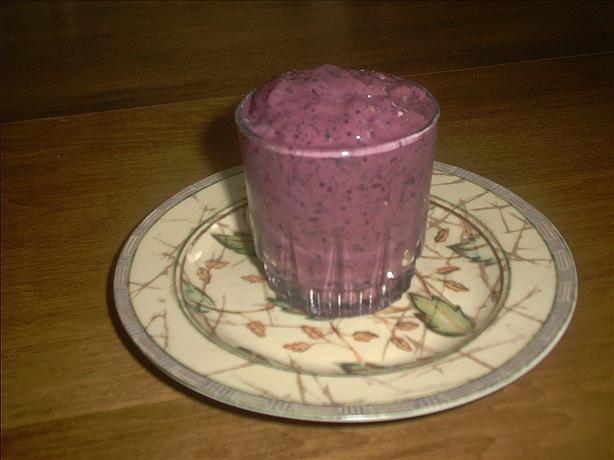Sugar Free Blueberry Slushie (Almost Ice Cream). Photo by *Pixie*