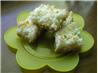 Luscious Lemon Coconut Meringue Squares. Recipe by Marie